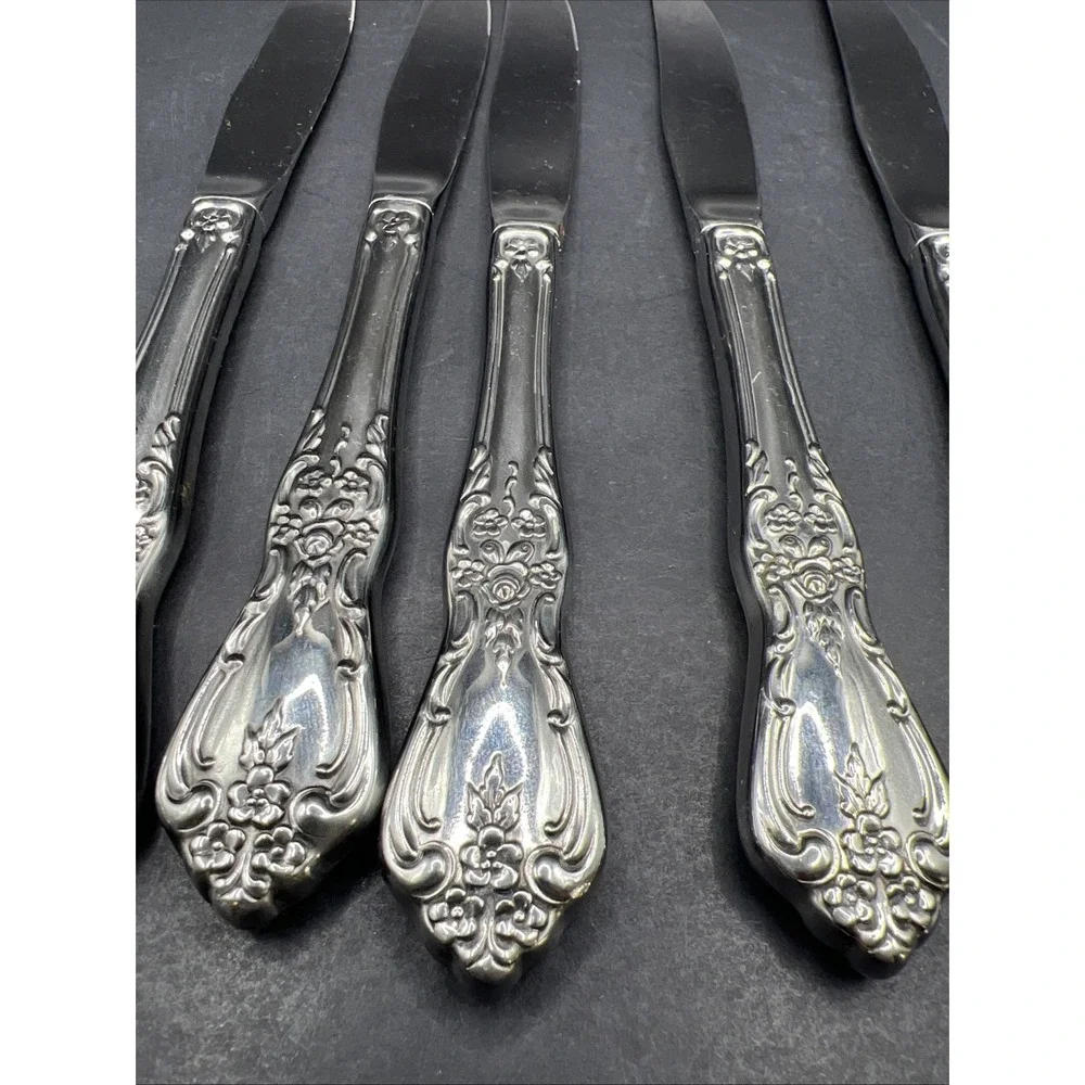Oneida Kennett Square Distinction Deluxe Stainless Butter Knives Spreaders Set 5